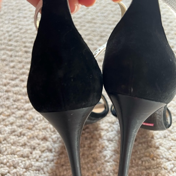 Isaac Mizrahi suede and leather heels - Picture 7 of 12